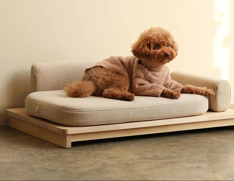 Kumo Cove – Teak Floor Japandi Pet Bed