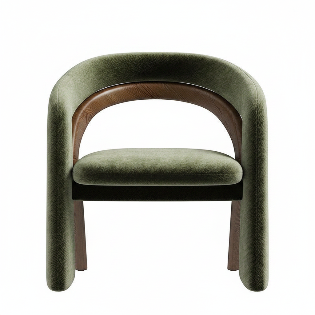 Mori Suede Japandi Dining Chair – lifestyle view – luxury suede dining chair India – The Flamingo Life