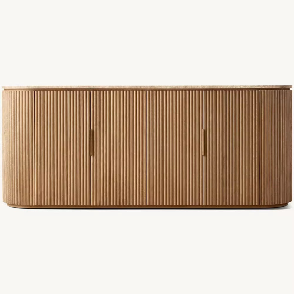 Arvo Japandi Marble top Console