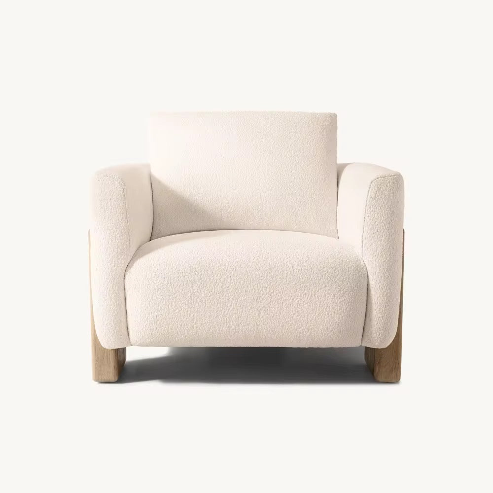 Lysa Nordic Elegant Accent Chair detail view - accent chair - The Flamingo Life