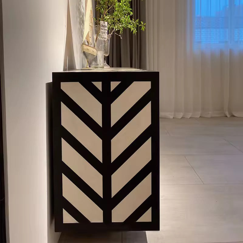 Haven Glory Sideboard/Console detail view - wood veneer console table - The Flamingo Life