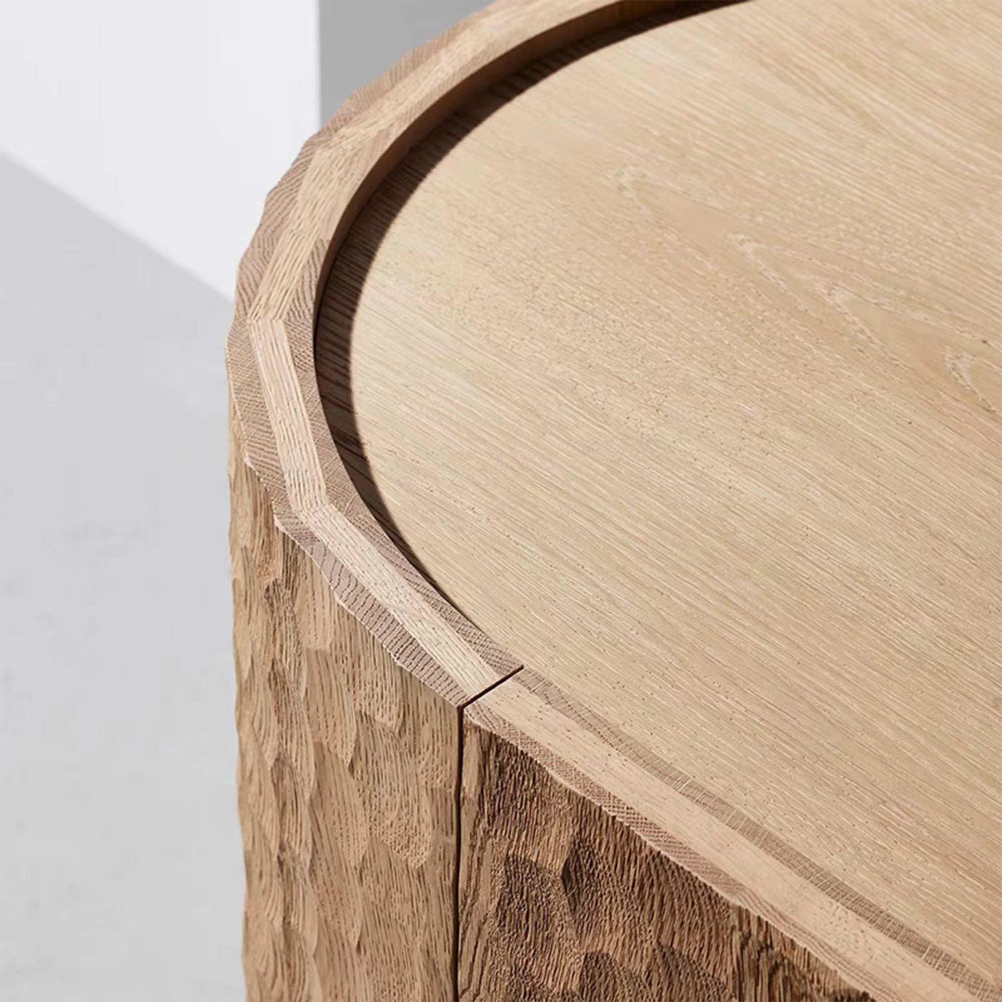 Nami Sculpted Console side view - console table - The Flamingo Life