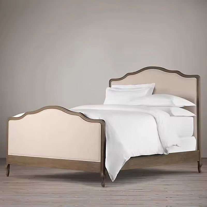 Sakura Upholstered Japandi Boucle Bed