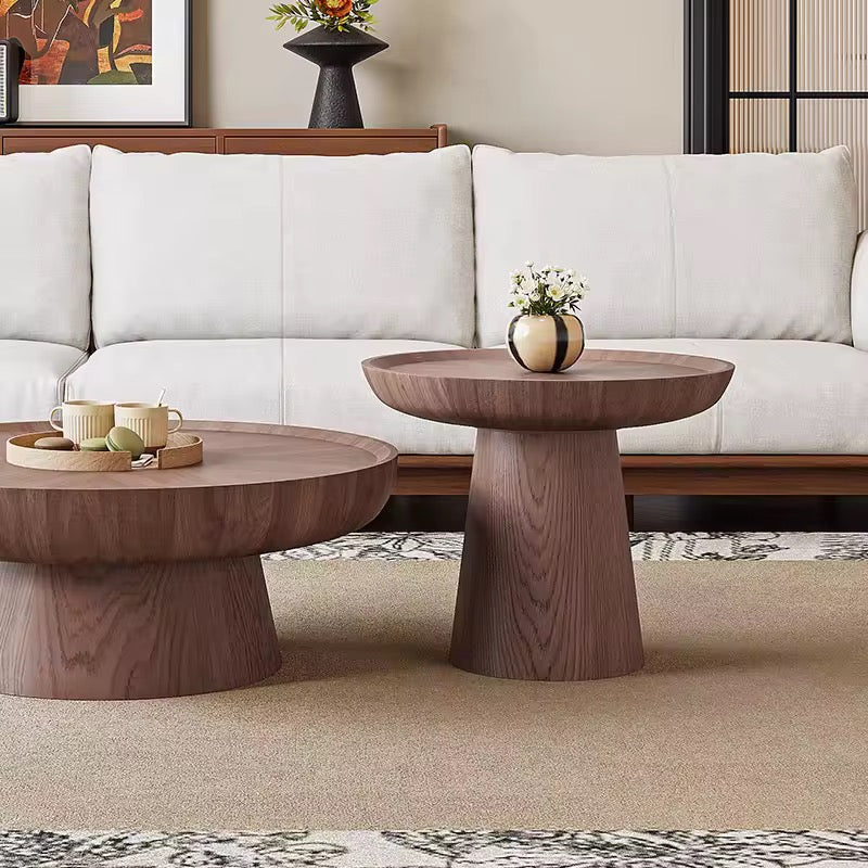 Vetra Japandi Coffee Table side view - Japandi coffee table - The Flamingo Life