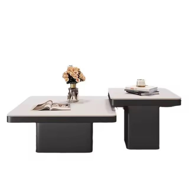 Lysar Coffee Table close-up - marble coffee table - The Flamingo Life