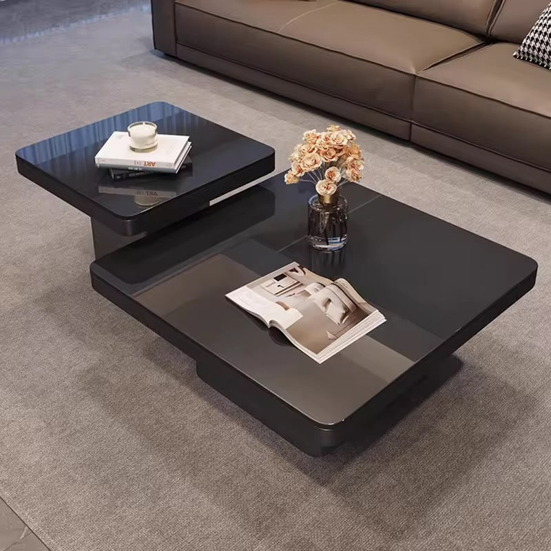 Lysar Coffee Table detail view - marble coffee table - The Flamingo Life