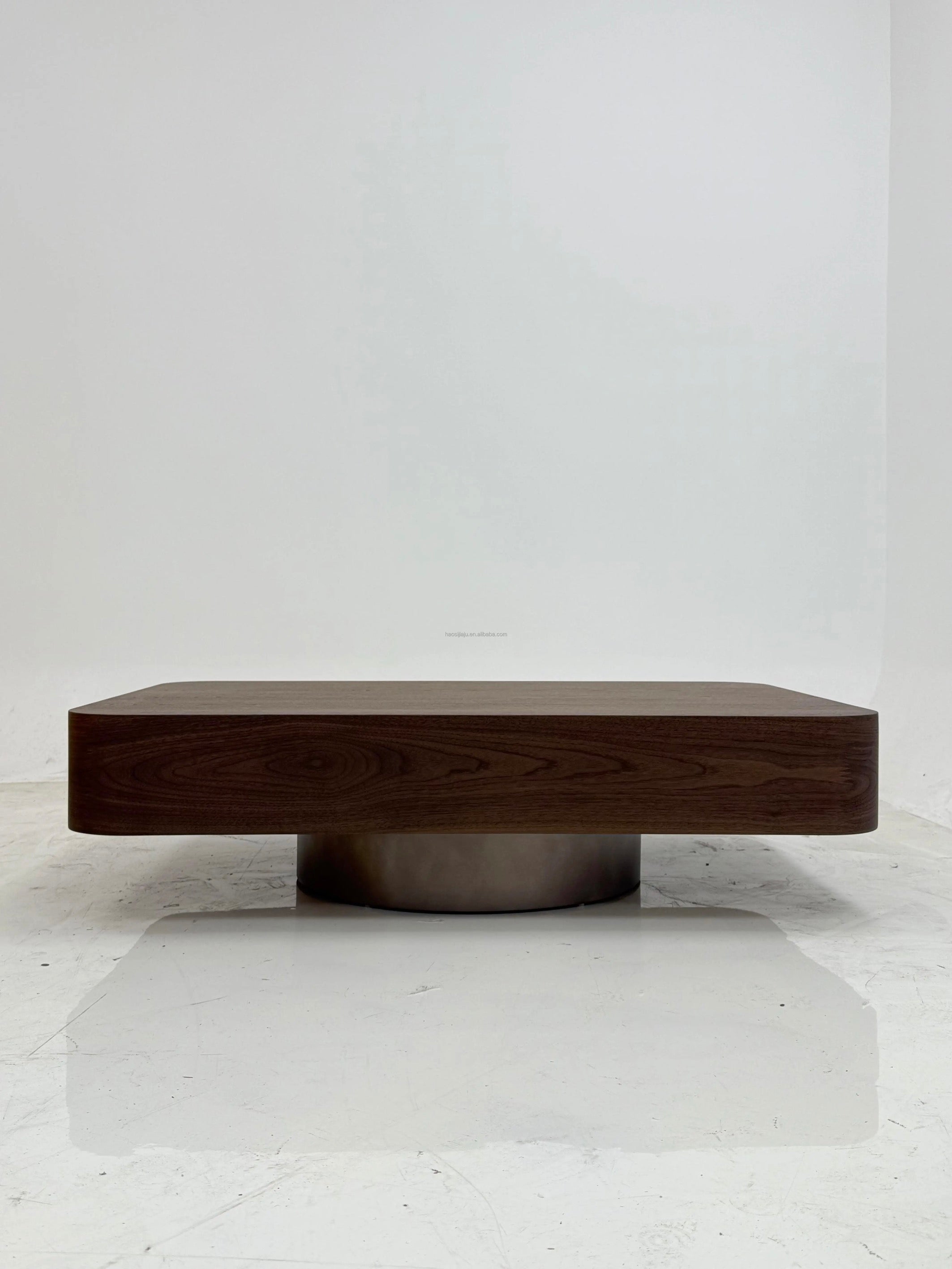 Nuvin Champagne Base Coffee Table side view - coffee table - The Flamingo Life
