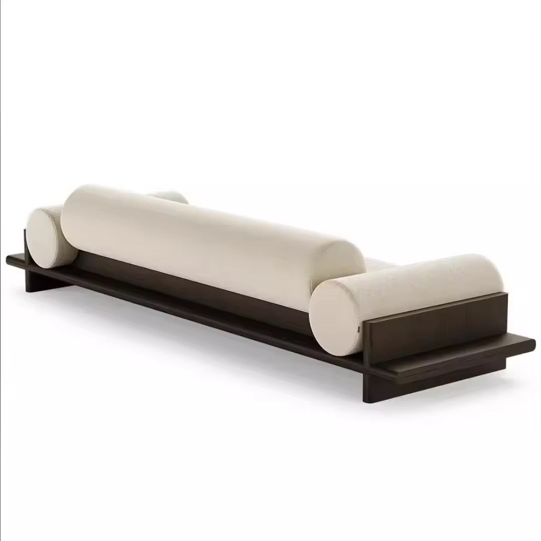 Elandra Classy Couch Set lifestyle view - boucle fabric sofa - The Flamingo Life