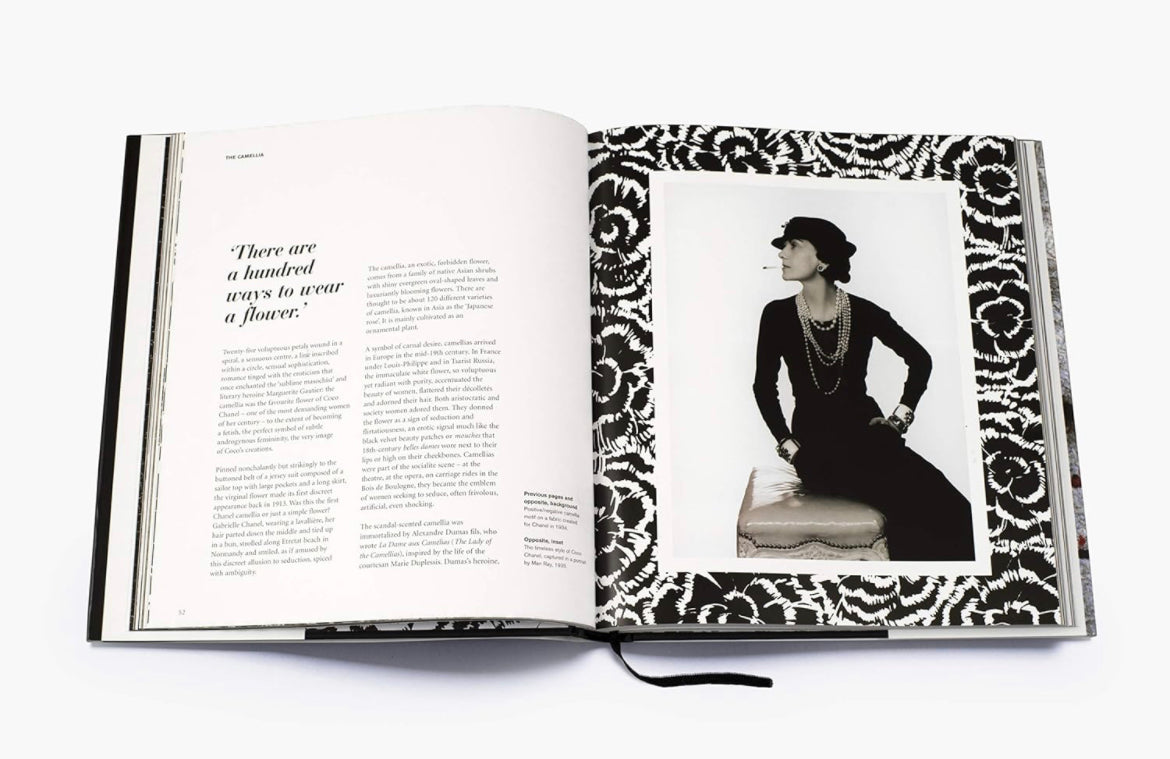 Chanel Hardcover Coffee Table Book – styled shelf view – luxury coffee table book India – The Flamingo Life