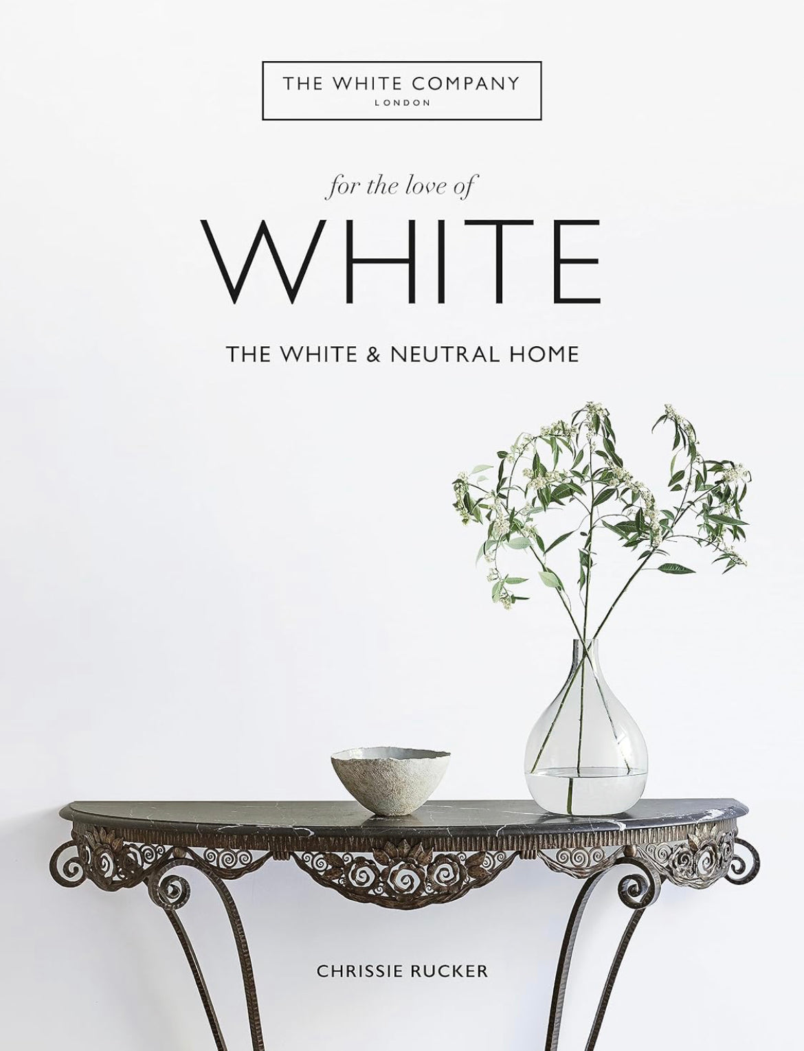 For The Love Of White Hardcover Coffee Table Book