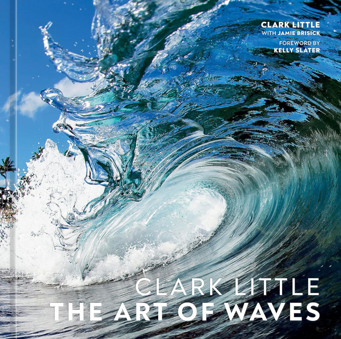 Art Of Waves Hardcover Coffee Table Book – styled shelf view – luxury coffee table book India – The Flamingo Life