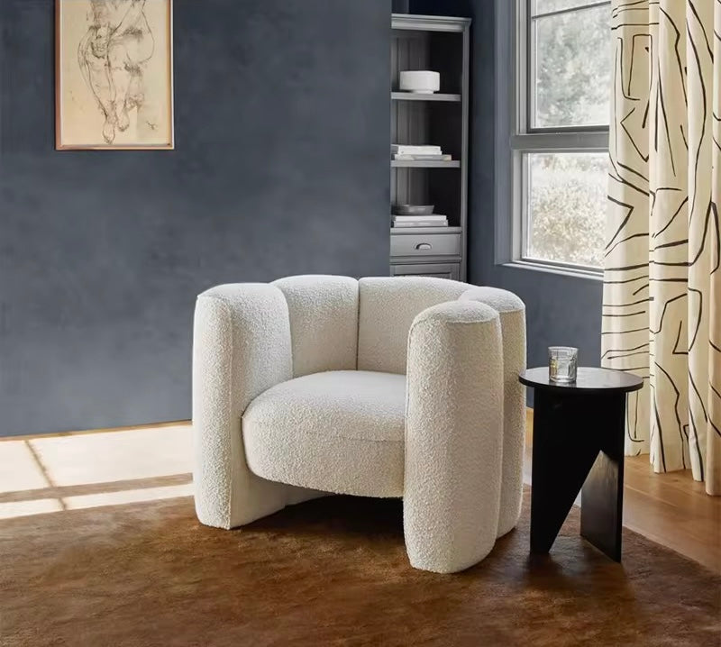 Iver Japandi Boucle Accent Chair