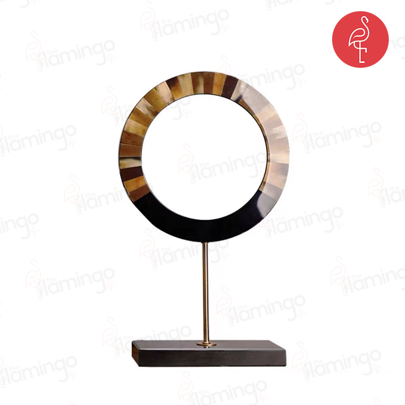 Osmos Gradient Table Mount close-up - iron furniture - The Flamingo Life
