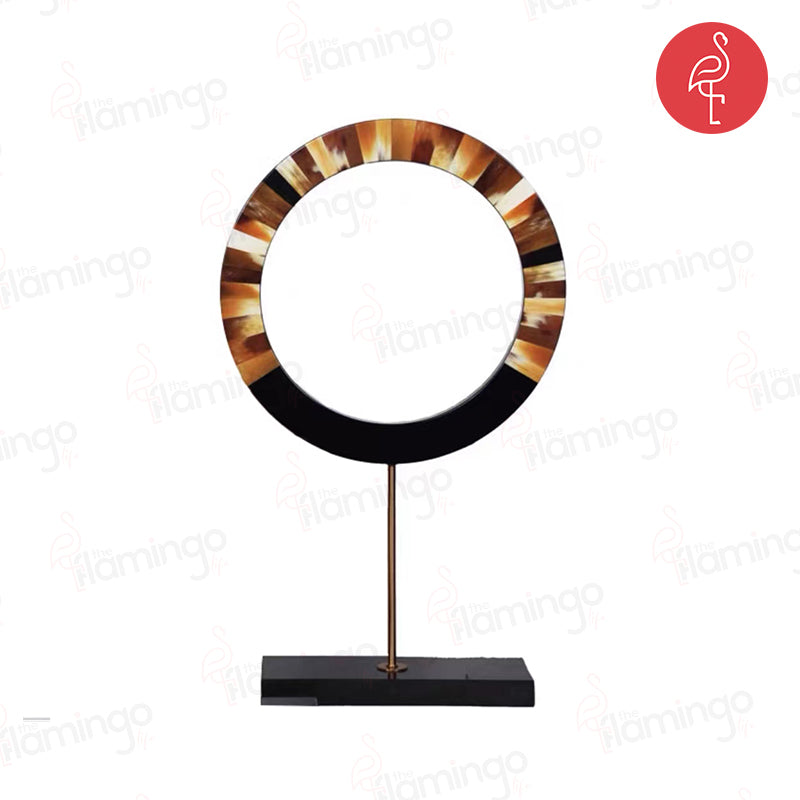 Osmos Gradient Table Mount detail view - iron furniture - The Flamingo Life
