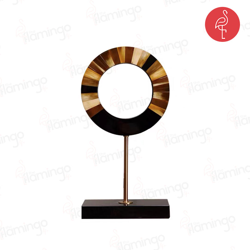 Osmos Gradient Table Mount side view - iron furniture - The Flamingo Life