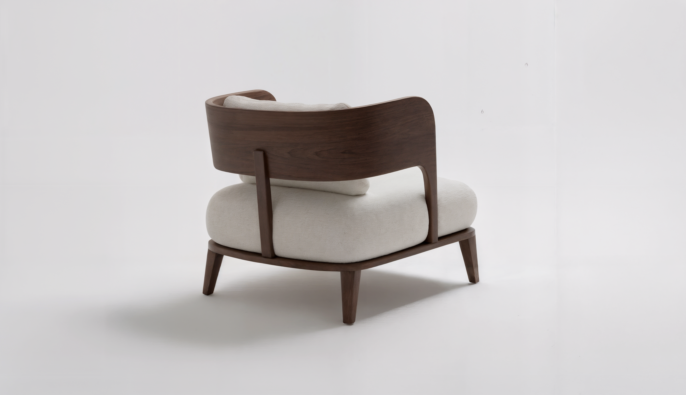 The Kei Accent Single Seater lifestyle view - solid teak wood furniture - The Flamingo Life