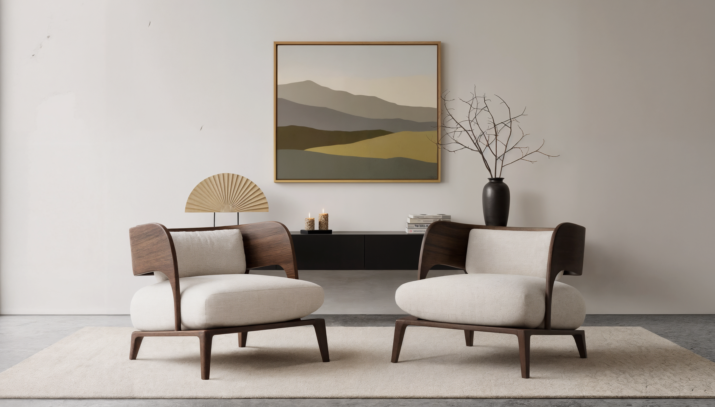 The Kei Accent Single Seater side view - solid teak wood furniture - The Flamingo Life