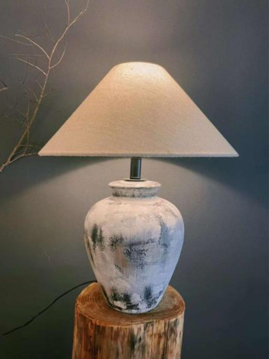 Kimoya Bed Lamp Japanese Limited Collection – front view – luxury bedside lamp India – The Flamingo Life
