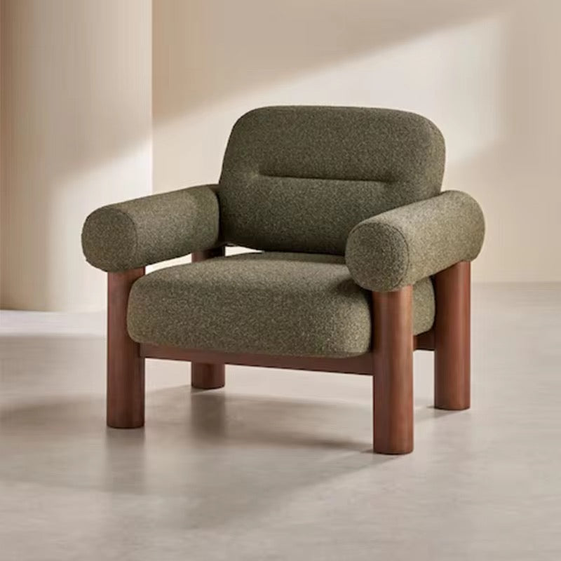 Koro Comfort Statement Boucle Accent Chair
