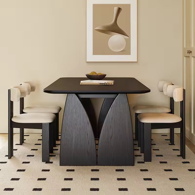 Luxury Modern Kitchen Dining Table Set 
