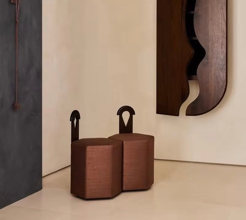 Lykke Japandi Suede Accent Chair