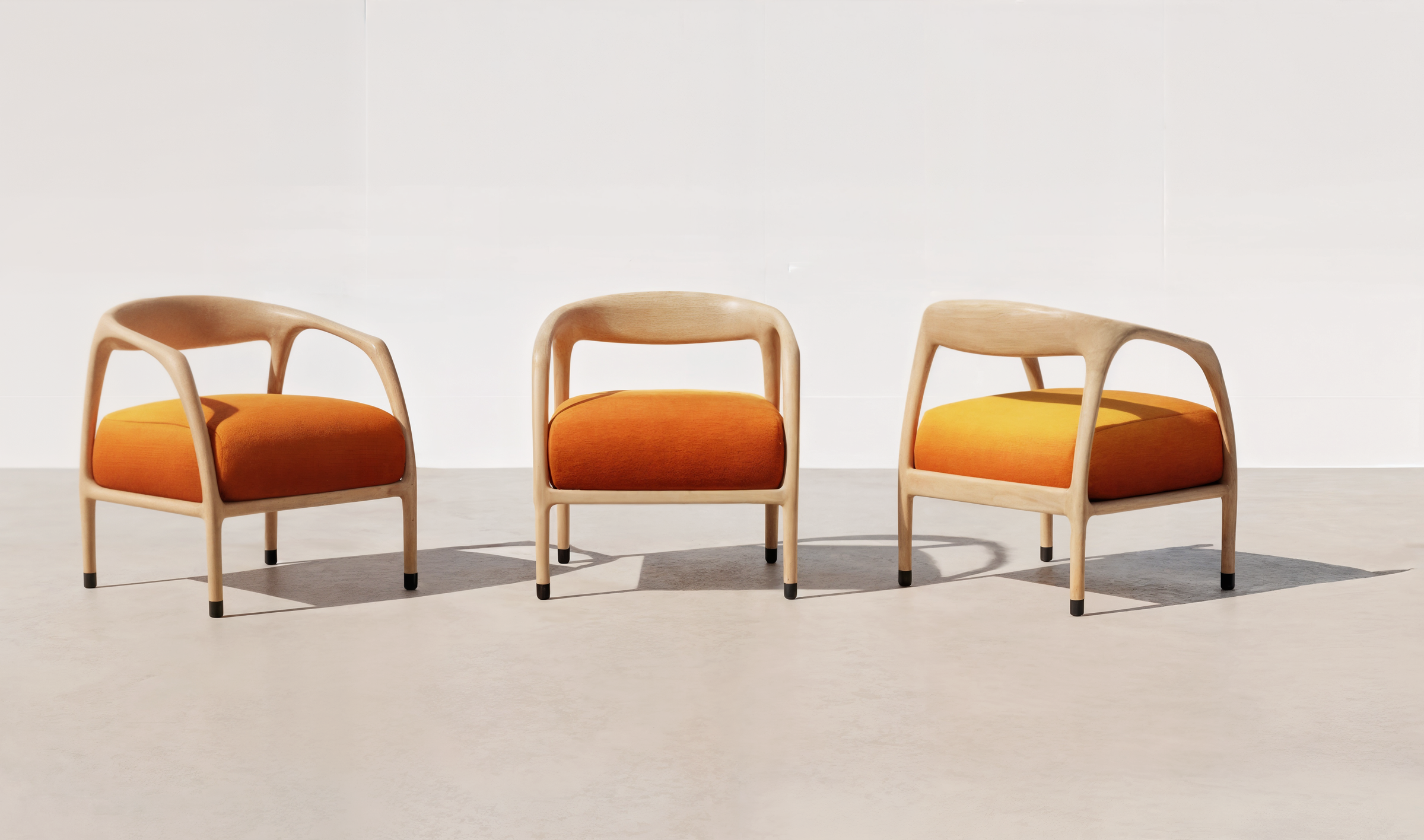 The Maru Accent Chair lifestyle view - solid teak wood accent chair - The Flamingo Life