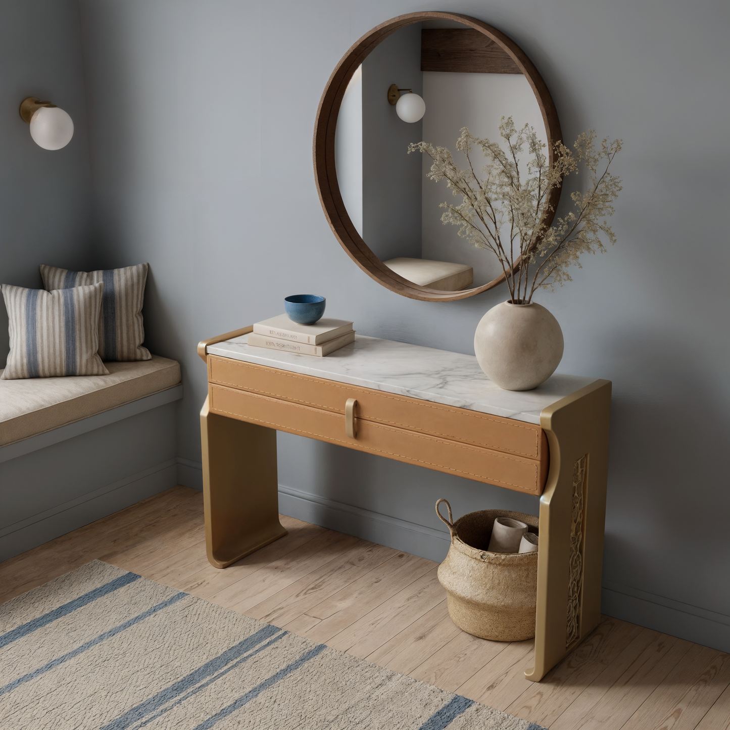 Nagomi Leather Console