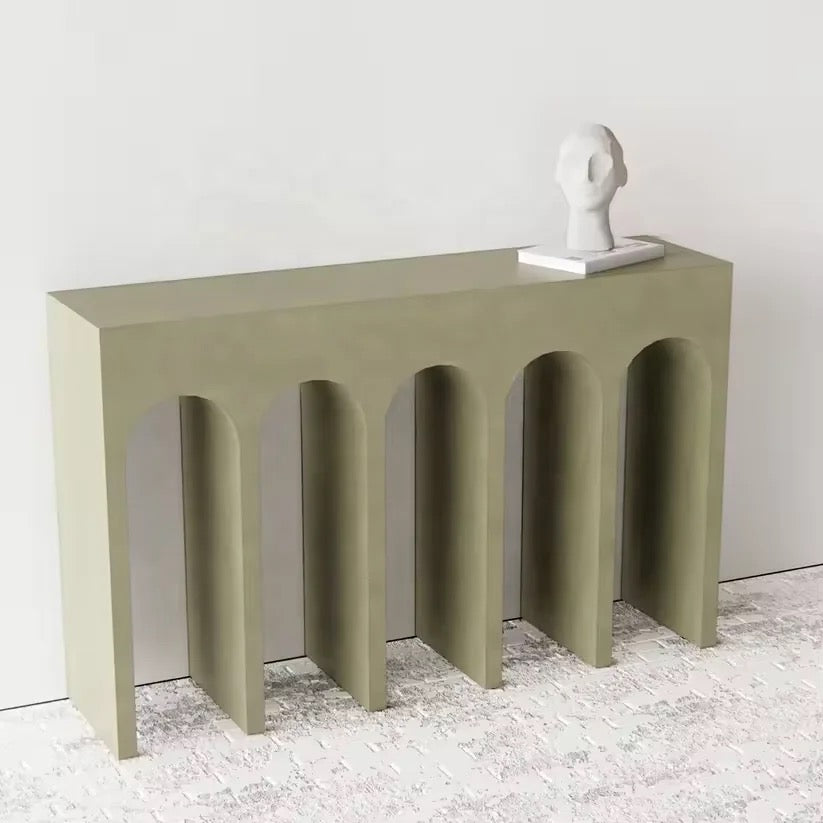 Nordic Styled Veneer Console Table