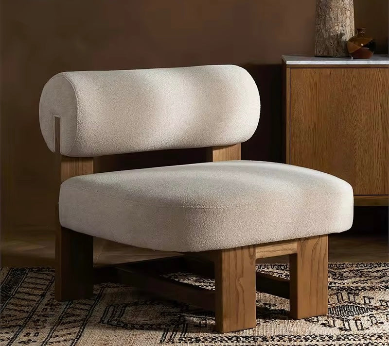 Nova Japandi Boucle Accent Chair