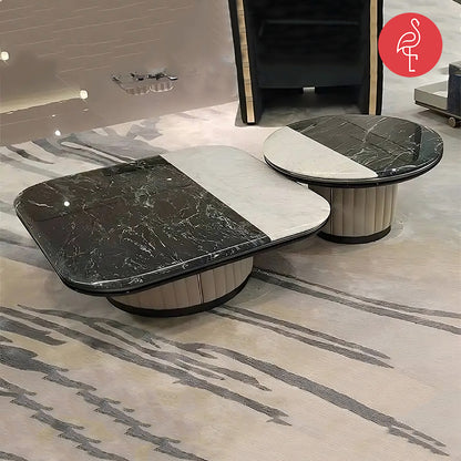 Onyx Cocktail Table Set - onyx stone furniture - The Flamingo Life