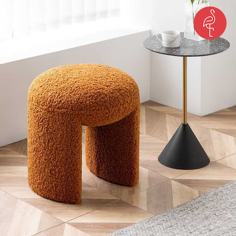 Paris Luxury Boucle Pouf