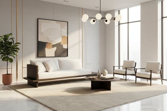 Raisin Japandi Couch - Japandi sofa - The Flamingo Life