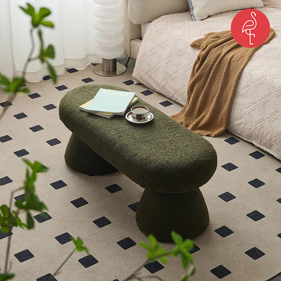 Regina Boucle Pouffe