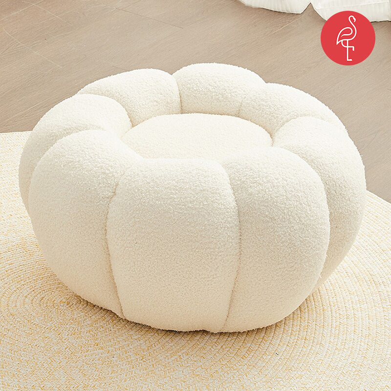Baton Pouf lifestyle view - pouf - The Flamingo Life