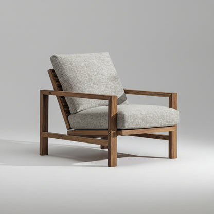 Swarnarekha Outdoor Teak Furniture – side view – luxury outdoor teak furniture India – The Flamingo Life