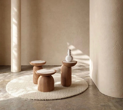 Serenity Table Set - Japandi furniture - The Flamingo Life