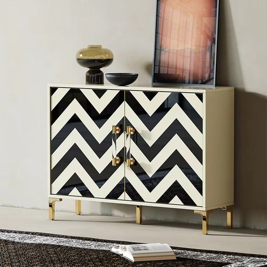 Side Board Abstract Style - furniture - The Flamingo Life