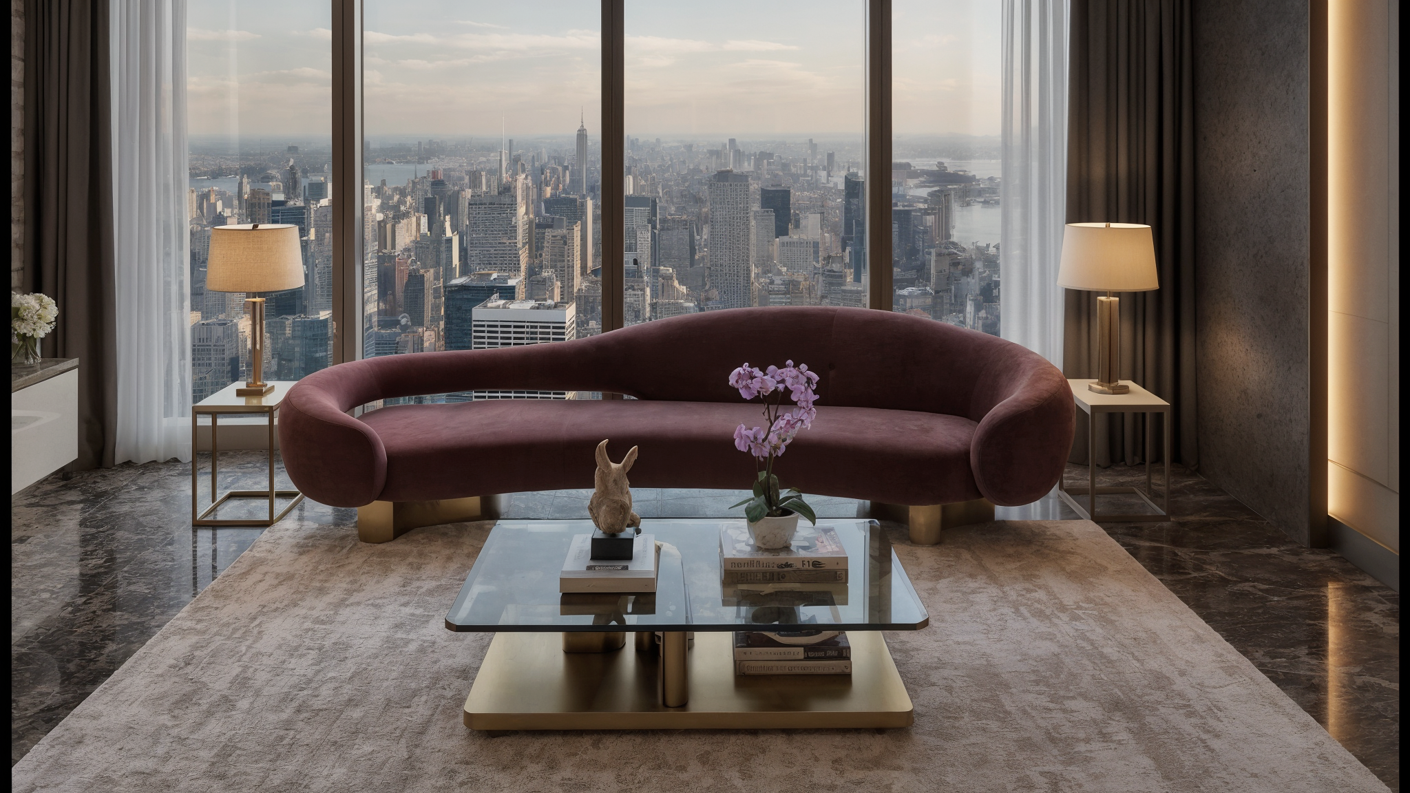 Sora Curved Sofa 3 Seater Suede – detail view – luxury curved sofa India – The Flamingo Life