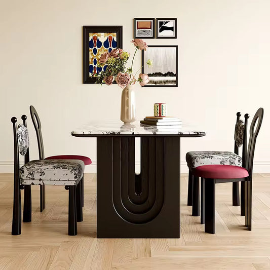 Suki Dinning Table - solid teak wood dining table - The Flamingo Life