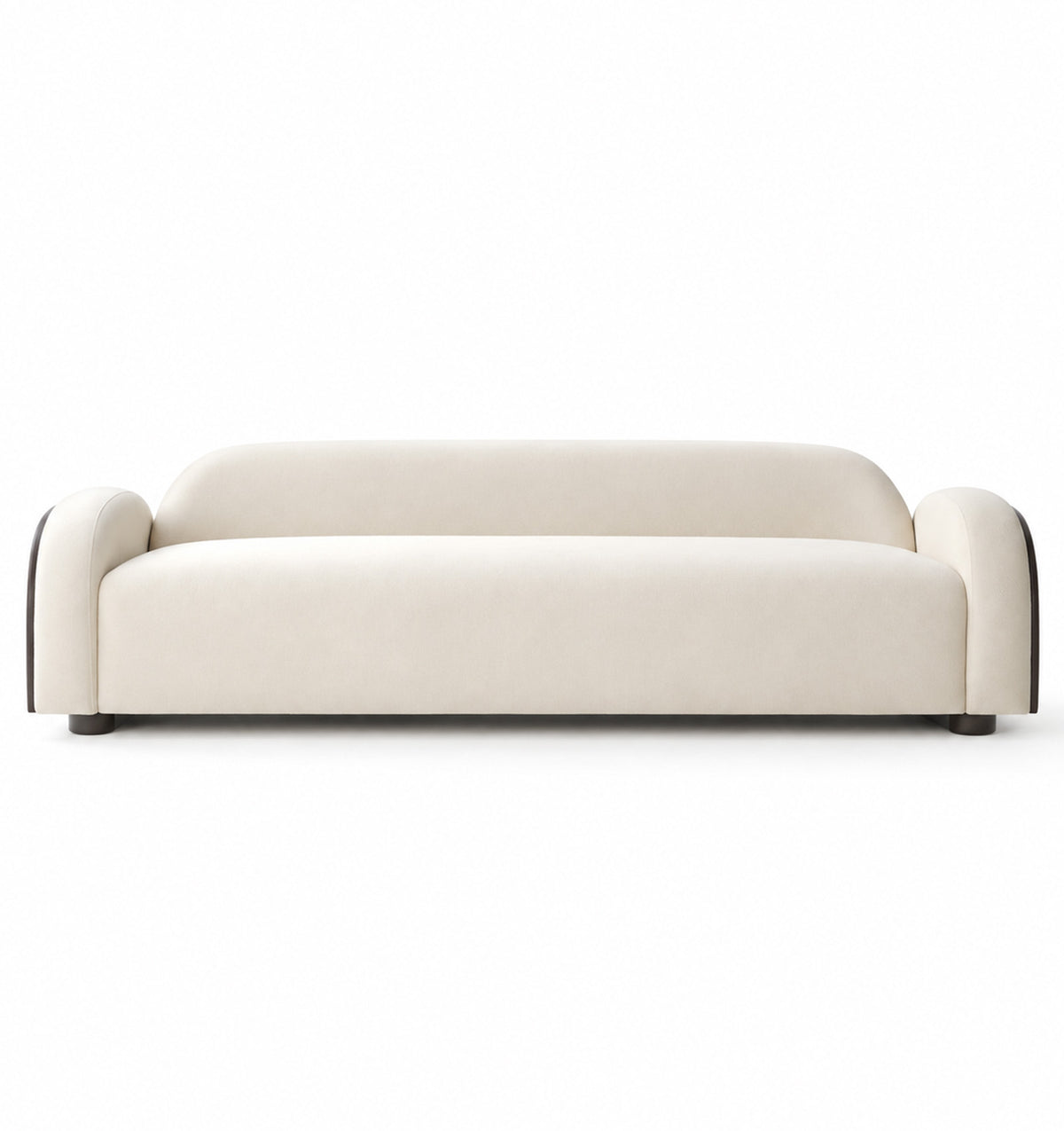 Mori Japandi Sofa | 3 Seater | Suede Fabric