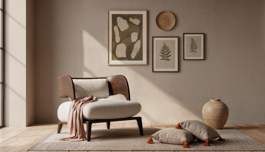 The Kei Accent Single Seater Teak Chair