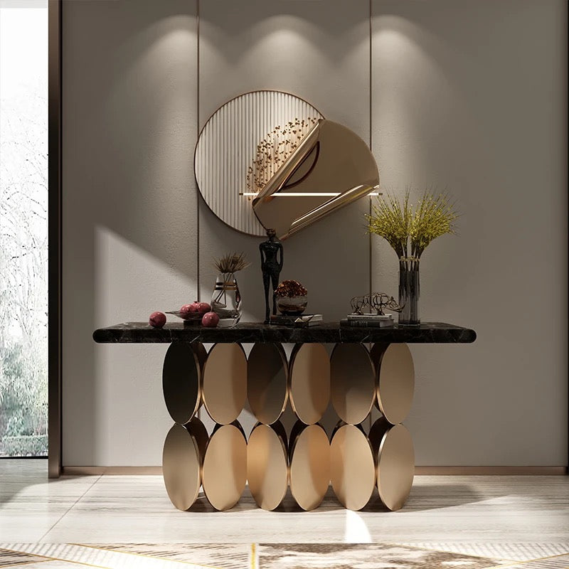 Tiago Marble Top Console Table