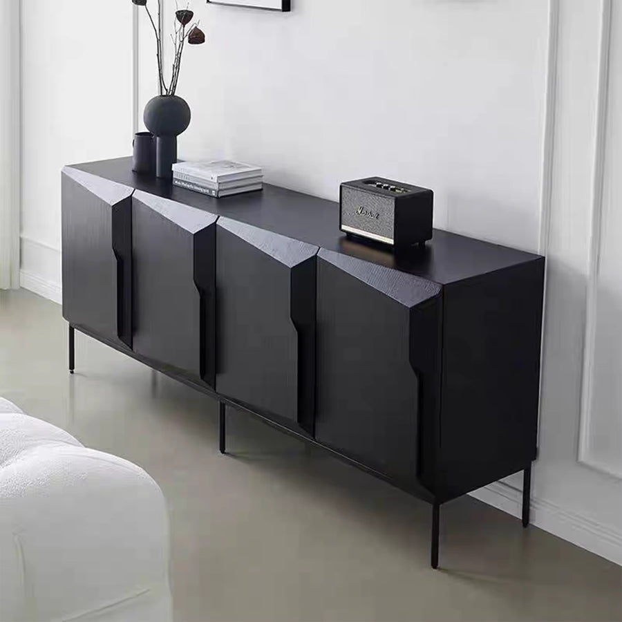Tova Geometric Stylish Veneer Console Table