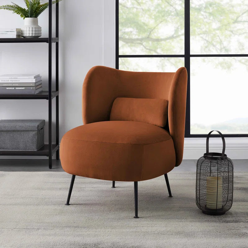 Venus Comfy Suede Accent Chair