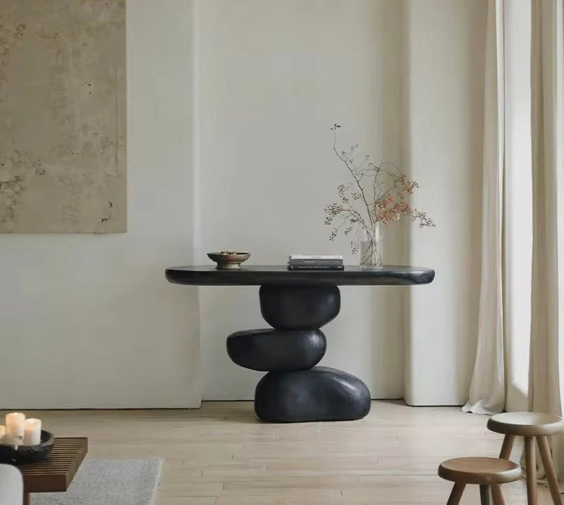 Willow Nest Veneer Console Table