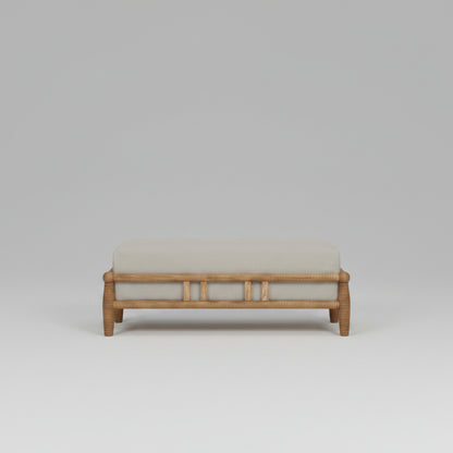 Yamuna Outdoor Teak Furniture – detail view – luxury outdoor teak furniture India – The Flamingo Life