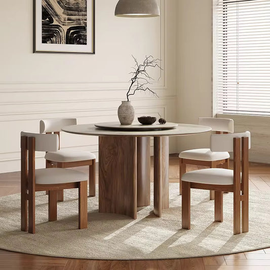 Luxury Japandi Dining Table Set Online India | Uniuqe Dinning Table 