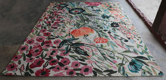 Premium Hand Tufted Floral Carpet