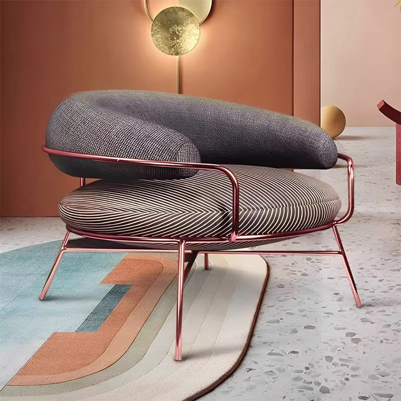 Greta Accent Chair lifestyle view - premium leather accent chair - The Flamingo Life