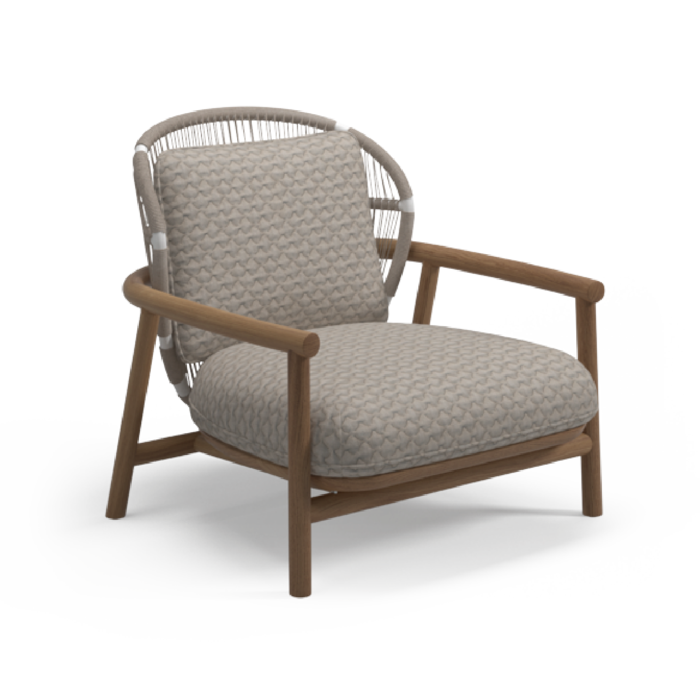 Kaveri Premium Outdoor Furniture angle view - premium rope outdoor furniture - The Flamingo Life